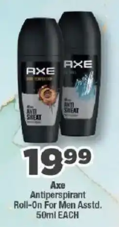 OK Foods Axe Antiperspirant Roll-On For Men offer