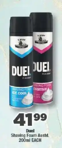 OK Foods Duel Shaving Foam offer