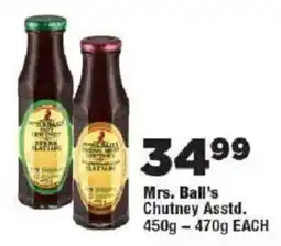 OK Foods Mrs. Ball's Chutney offer