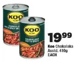 OK Foods Koo Chakalaka offer