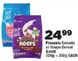 OK Foods Froozels Comets or Hoops Cereal offer