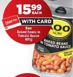 OK Foods Koo Baked Beans in Tomato Sauce offer