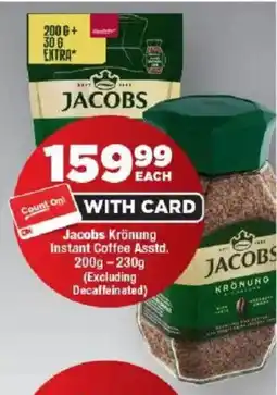 OK Foods Jacobs Krönung Instant Coffee offer