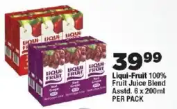 OK Foods Liqui-Fruit 100% Fruit Juice Blend offer
