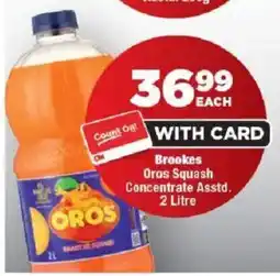 OK Foods Brookes Oros Squash Concentrate offer