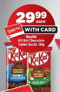 OK Foods Nestlé Kit Kat Chocolate Tablet offer