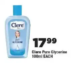 OK Foods Clere Pure Glycerine offer