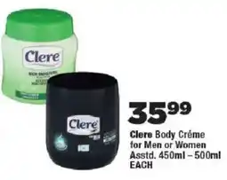 OK Foods Clere Body Créme for Men or Women offer