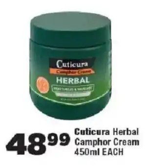 OK Foods Cuticura Herbal Camphor Cream offer