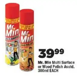 OK Foods Mr. Min Multi Surface or Wood Polish offer