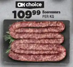 OK Foods Boerewors offer