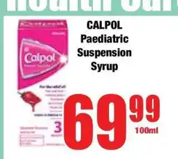 Boxer CALPOL Paediatric Suspension Syrup offer