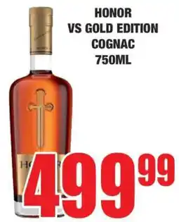 Boxer HONOR VS GOLD EDITION COGNAC 750ML offer