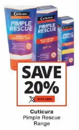 Checkers Cuticura Pimple Rescue Range offer