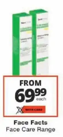 Checkers Face Facts Face Care Range offer