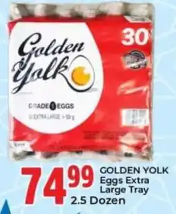 Elite Power Trade Cash & Carry Golden Yolk Eggs Extra Large Tray offer