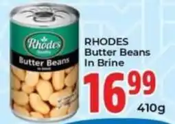 Elite Power Trade Cash & Carry Rhodes Butter Beans In Brine offer