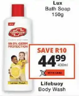 Checkers Lifebuoy Body Wash offer