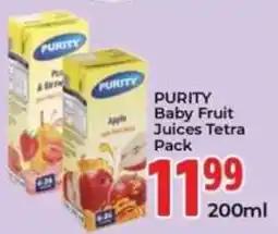 Elite Power Trade Cash & Carry Purity Baby Fruit Juices Tetra Pack offer