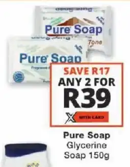 Checkers Pure Soap Glycerine Soap offer