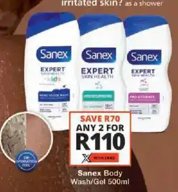 Checkers Sanex Body Wash/ Gel offer
