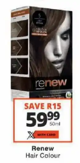 Checkers Renew Hair Colour offer