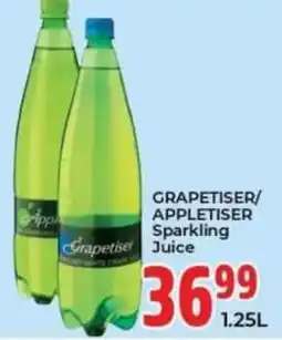 Elite Power Trade Cash & Carry Grapetiser/ Appletiser Sparkling Juice offer