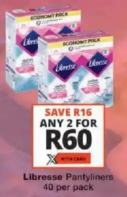 Checkers Libresse Pantyliners offer