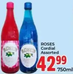 Elite Power Trade Cash & Carry Roses Cordial Assorted offer