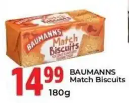 Elite Power Trade Cash & Carry Baumanns Match Biscuits offer