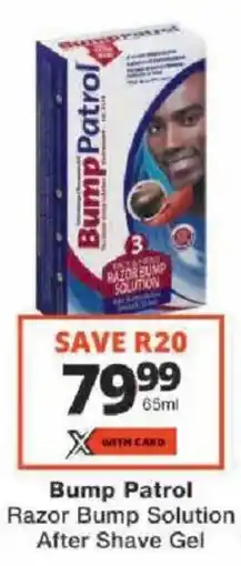 Checkers Bump Patrol Razor Bump Solution After Shave Gel offer