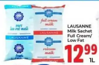 Elite Power Trade Cash & Carry Lausanne Milk Sachet Full Cream/ Low Fat offer