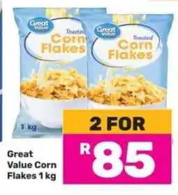 Game Great Value Corn Flakes 1 kg offer