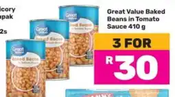 Game Great Value Baked Beans in Tomato Sauce 410 g offer
