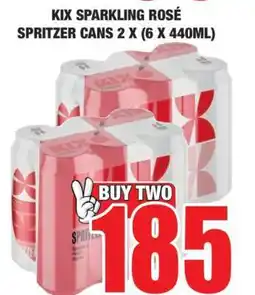 Boxer KIX Sparkling Rosè Spritzer Cans 2 x (6 x 440ml) offer