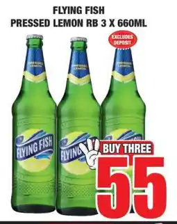Boxer FLYING FISH Pressed Lemon RB 3 x 660ml offer