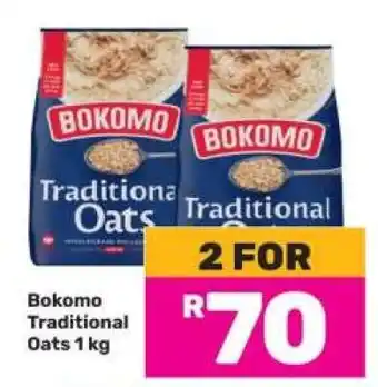 Game Bokomo Traditional Oats 1 kg offer
