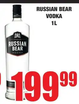 Boxer RUSSIAN BEAR VODKA 1L offer