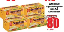 Boxer SUNSHINE D Original Margarine 80% Fat Spread Brick offer