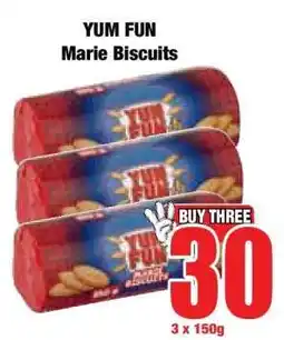 Boxer YUM FUN Marie Biscuits offer