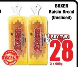 Boxer BOXER Raisin Bread (Unsliced) offer