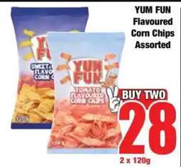 Boxer YUM FUN Flavoured Corn Chips Assorted offer