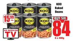 Boxer KOO Baked Beans offer
