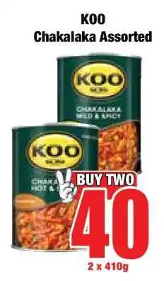 Boxer KOO Chakalaka Assorted offer