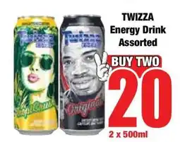 Boxer TWIZZA Energy Drink Assorted offer