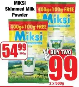 Boxer MIKSI Skimmed Milk Powder offer