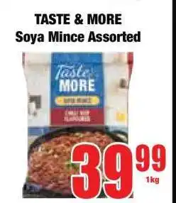 Boxer TASTE & MORE Soya Mince Assorted offer
