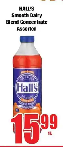 Boxer HALL'S Smooth Dairy Blend Concentrate Assorted offer