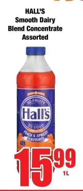 Boxer HALL'S Smooth Dairy Blend Concentrate Assorted offer