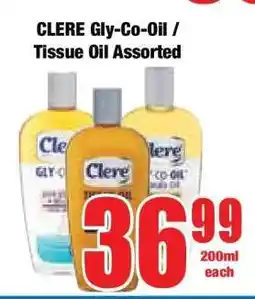 Boxer CLERE Gly-Co-Oil / Tissue Oil Assorted offer